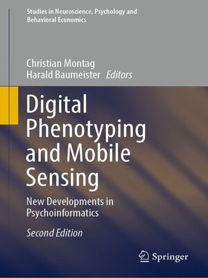cover image of Digital Phenotyping and Mobile Sensing